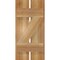 Ekena Millwork Spaced Board-n-Batten Shutters w/Z-Bar, Rough Sawn Western Red Cedar, 11 1/4W x 23H, PR RBS06Z11X023RWR - alternate 2